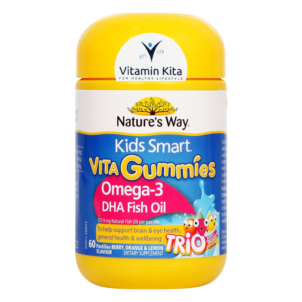 Nature's Way VitaGummies Omega 3 Trio (60 gummies)