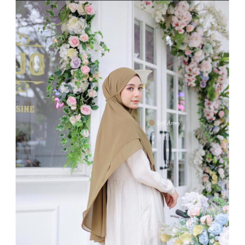 BERGO MARYAM DUA LAYER CERUTY BABY DOLL PREMIUM