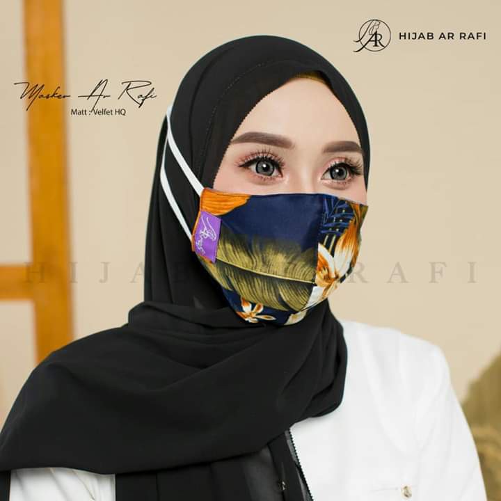 Masker arrafi | masker hijab arrafi