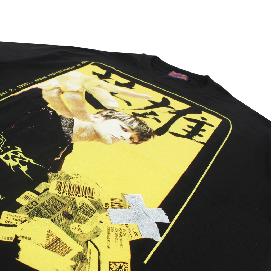 KAOS PRIA OVERSIZE TOXIC1805 MARK LEE HITAM PREMIUM