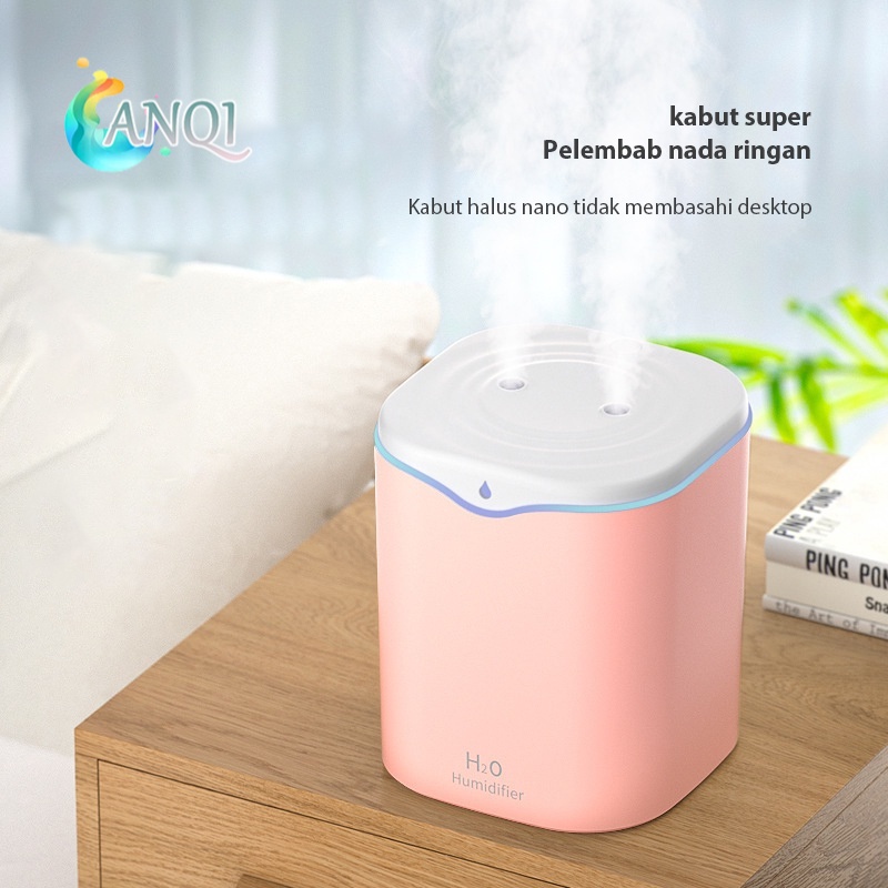 ANQI SHOP Humidifier K7 Air Aromaterapi Diffuser Dual Mist 2ltr Dual Mist VS-1833-5