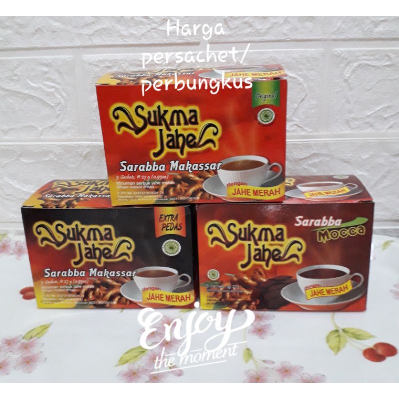 

Sarabba Instan Sukma Jahe, MASSIPA dari kota Makassar (HARGA PERSACHET)