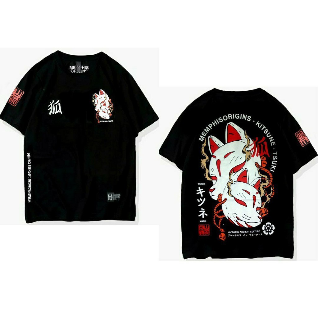 BAJU KAOS JEPANG GEISHA - BAJU KAOS DISTRO COWOK PRIA KEREN