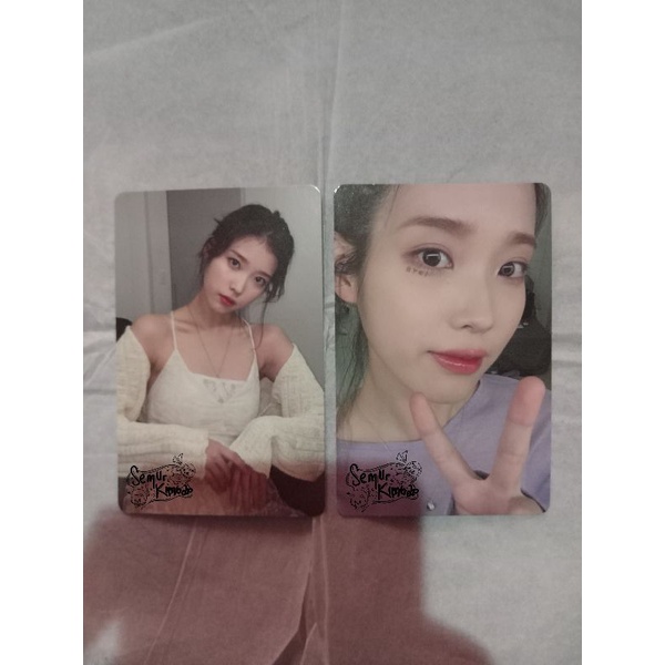 pc (photocard) IU Hilac dan Bylac (IU tato)