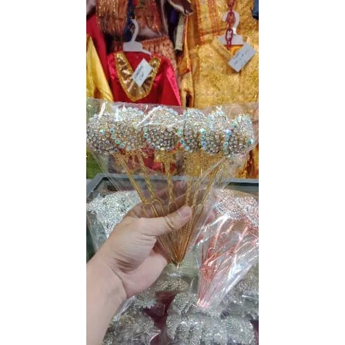 Kembang Goyang Accessories Tusuk Kepala Pengantin Adat Jawa Sunda
