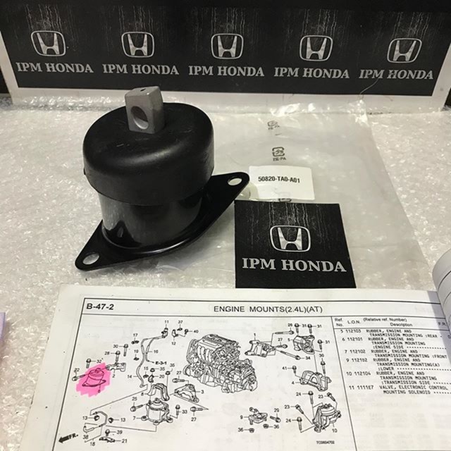 50820 TA0 Engine Mounting Dudukan Mesin Kanan Honda Accord CP2 2008 2009 2010 2011 2012 Manual Matic