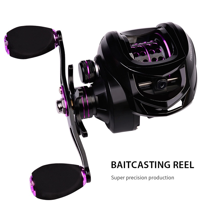 Reel Pancing Baitcasting 12bb Max Drag 7.2: 1 10kg Untuk Outdoor