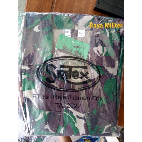 ORI, Baju PDL Jatah TNI AD, SRITEX dan 888 dan PT PANCA