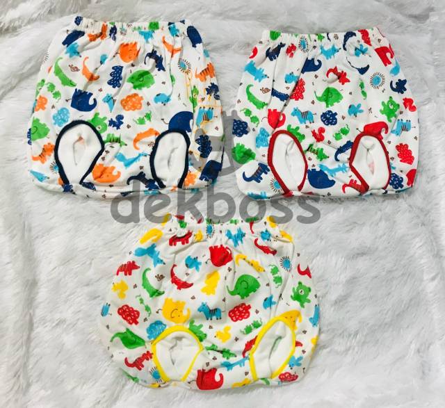 [Zoo series] Celana panjang pendek bayi motif hewan karakter polos newborn buka perempuan laki laki lucu