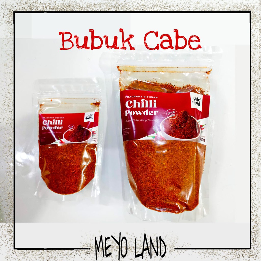 

Bubuk Cabe 250gr WANGI SICHUAN PEDAS Chili Powder Cabai Sechuan Hot 250 gram Spicy Halus Tabur gr