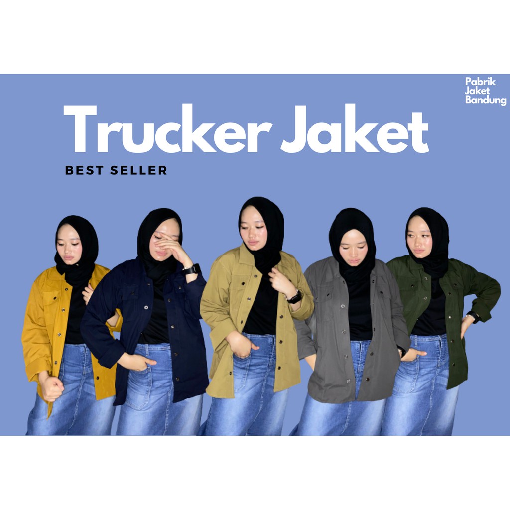 Jaket Semi Parka || Trucker Jacket || Size M - XXL