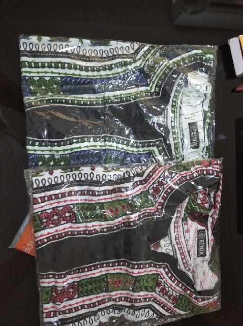 [promo] Kaos Etnik Dashiki Pria Wanita Dasar Putih All Size