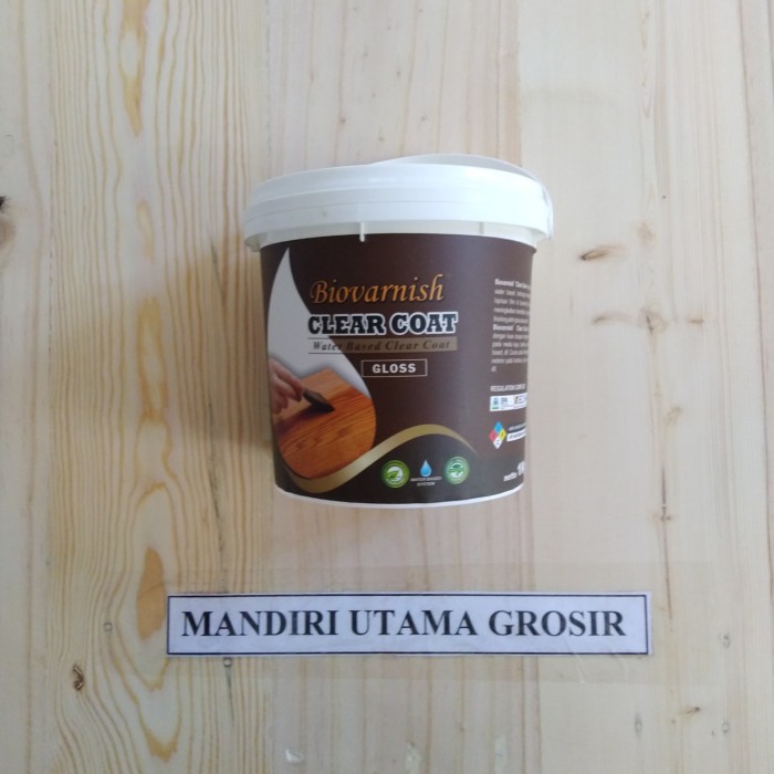 cat kayu waterbased biovarnish clear coat 1kg