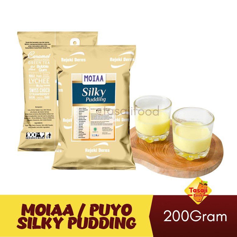 BUBUK PUDING PUYO / SILKY PUDING MOIAA / PUDING SUTRA 200 GR