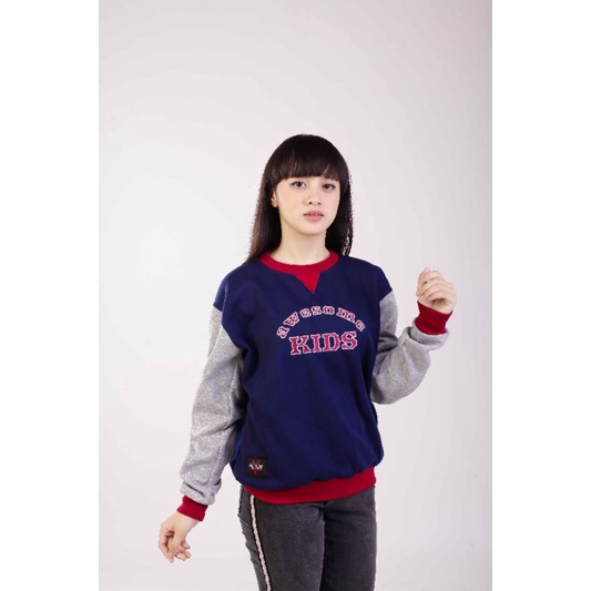 REBEL ID ORIGINAL Jaket Anak Sweater Flecee Bordir