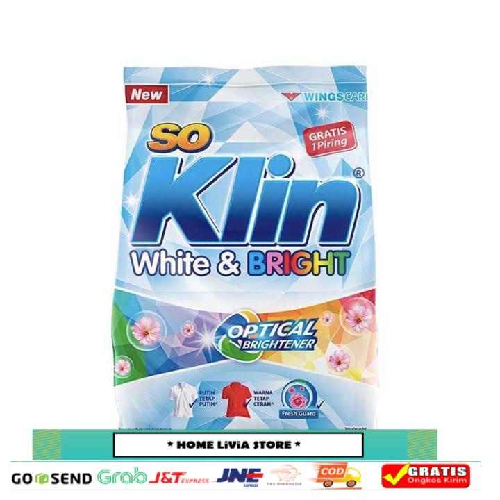So Klin Powder Detergent White Bright 770 gr Twinpack