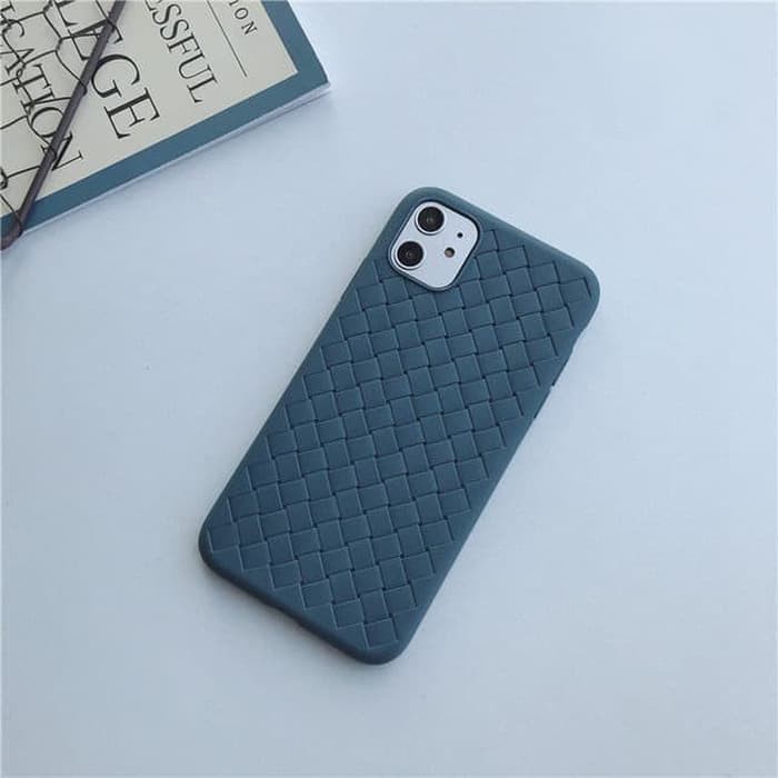 Iphone 11 / 11 Pro / Pro Max / Iphone 12 / 12 Pro / 12 Mini Soft Case Woven Pattern Anti Heat