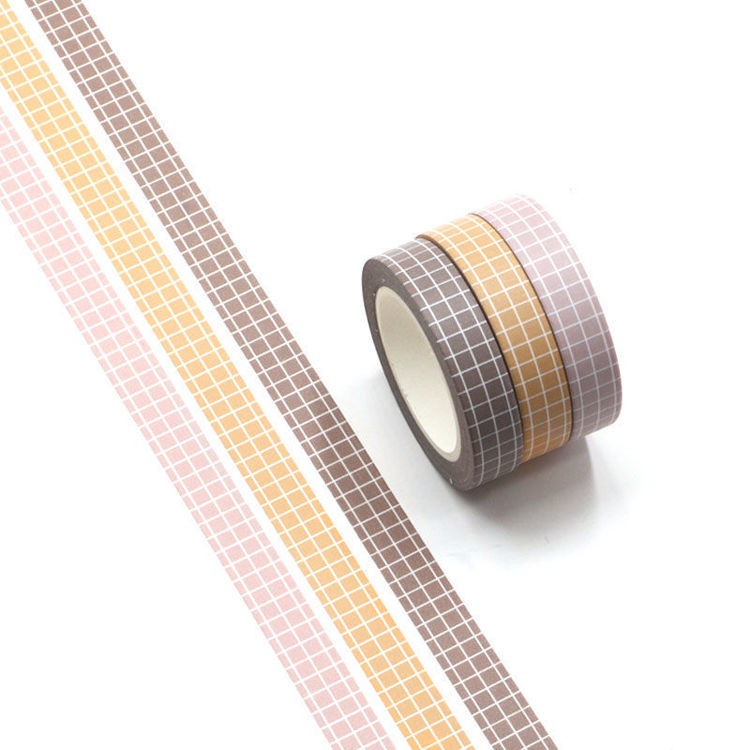 

BASIC GRID PATTERN WASHI TAPE - SELOTIP DEKORASI