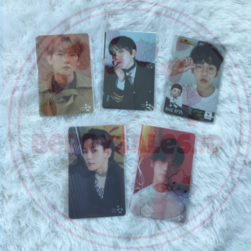 [BACA DESC] Baekhyun Official Photocard - Cashbee Universe Tempo Exorun Delight Pc
