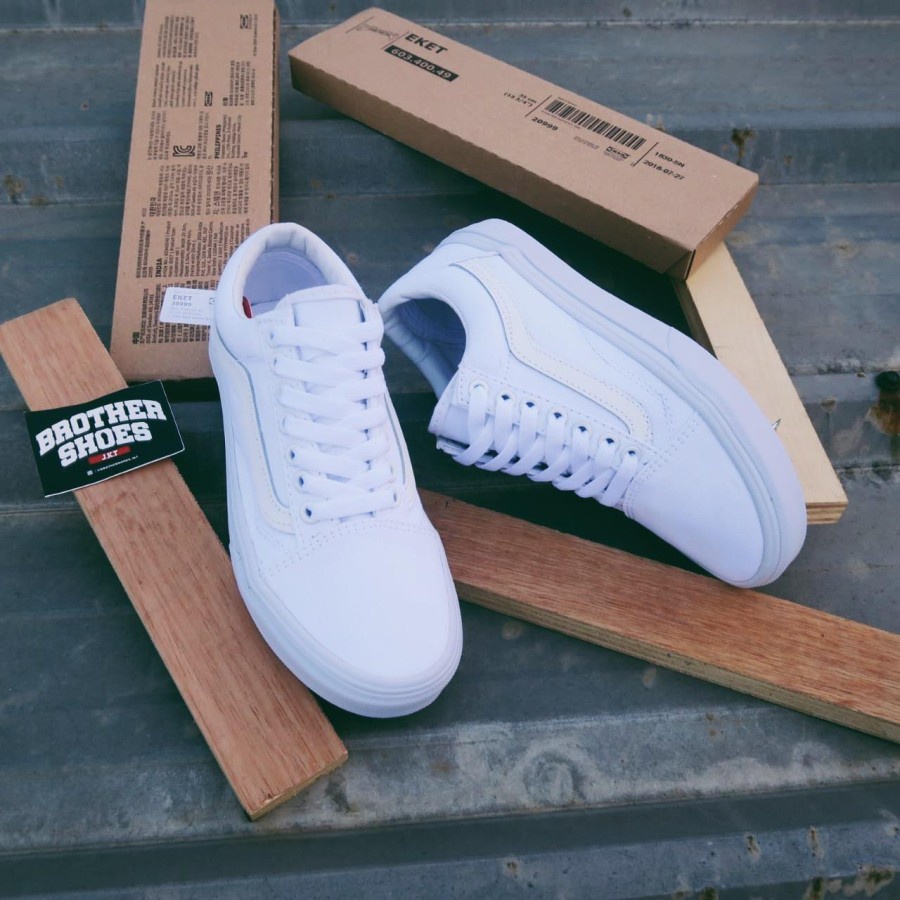 Vans oldskool pro full white original BNIB - Vans Old Skool Pro 36-43