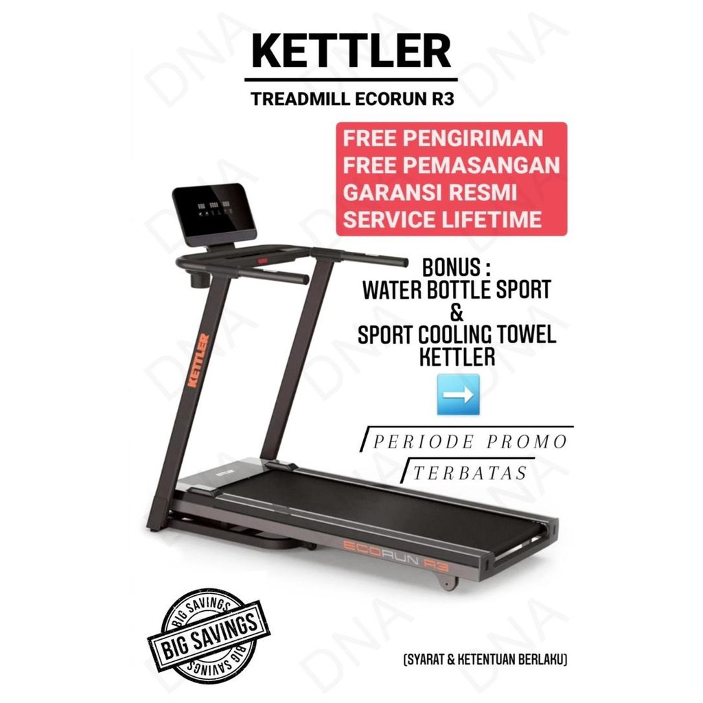 Treadmill Elektrik Kettler Ecorun R3 Original Shopee Indonesia