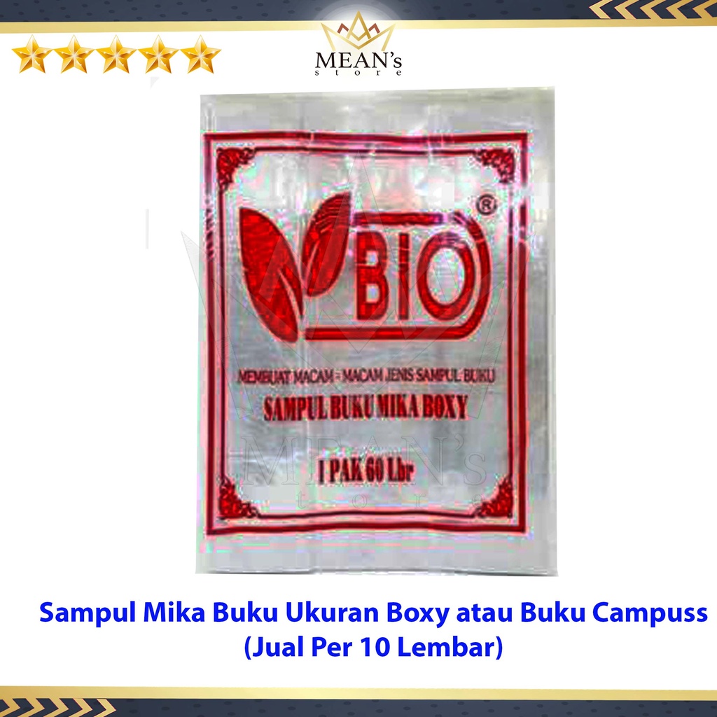 Jual Sampul Buku Plastik Mika Ukuran Boxy / Untuk Buku Campuss / Big