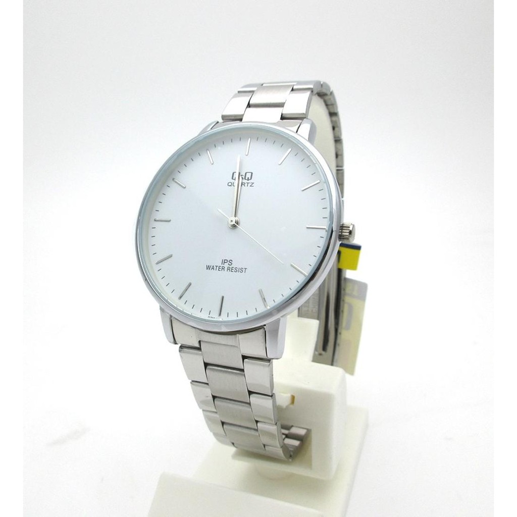 Q Q QQ Model DW Jam Tangan Pria Rantai Silver QZ00J201Y Original Termurah
