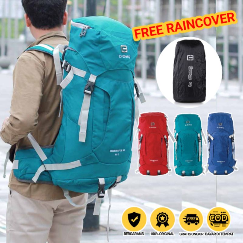 ARGL Tas Ransel Keril Carrier Gunung Kapasitas 60 Liter Tas Punggung Backpack Hiking Camping Travelling Cowok Outdoor