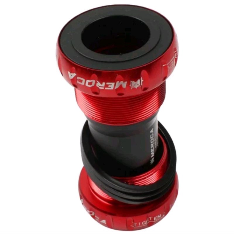 Meroca BB HT2 HT 2 Crank Arm Sepeda Bottom Bracket Hollowtech 2 Merah