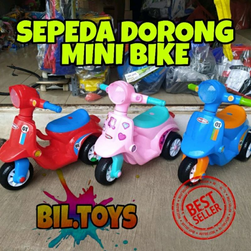 MAINAN ANAK MOTOR DUDUK MINI BIKE KENDARAAN TUNGGANG MB 691 MUSIK LAMPU SCOOTER ANAK PUSH BIKE