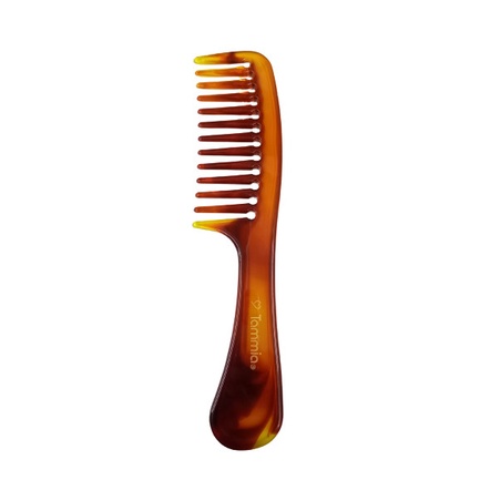 Tammia 6210T tortoise large wide tooth comb sisir rambut ANANDA_KOSMETIK