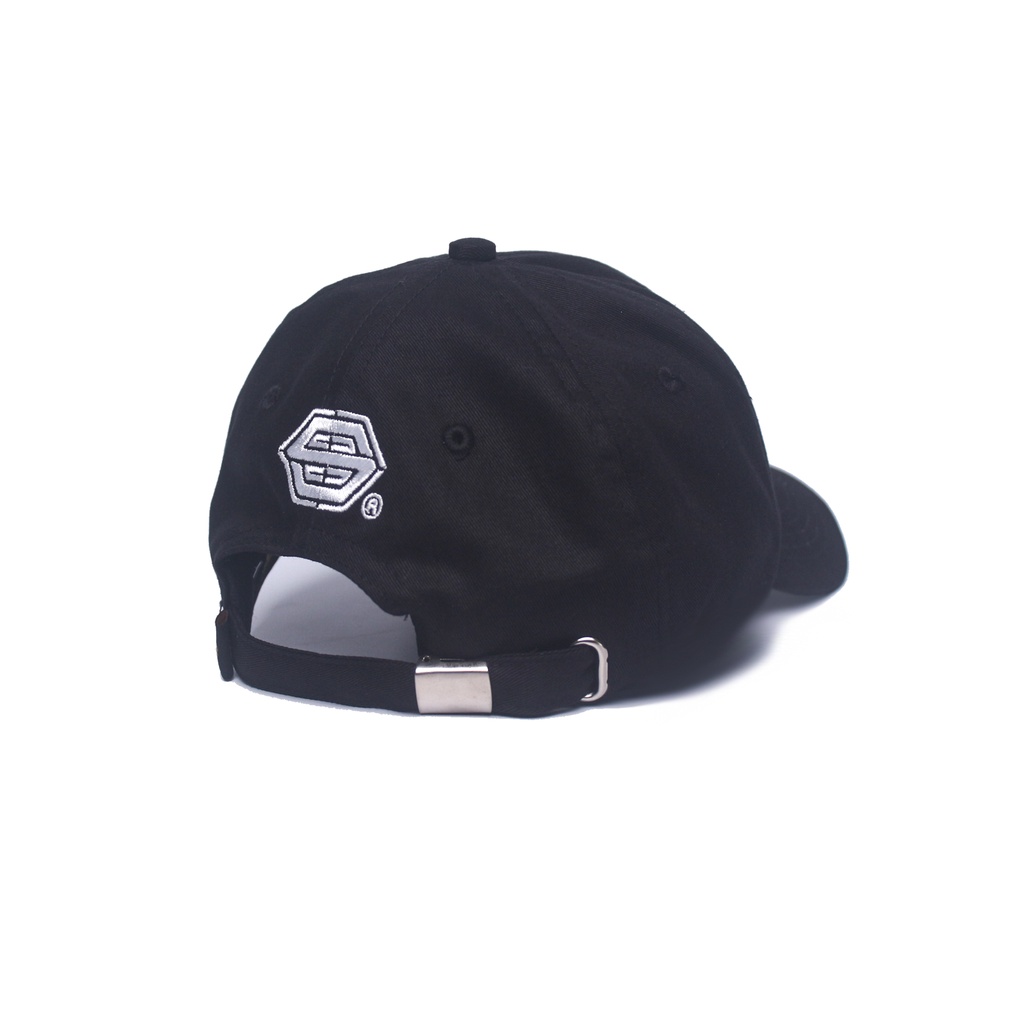 TOPI POLO CAPS SKATERS VE032 BORDIR HURUF C HITAM