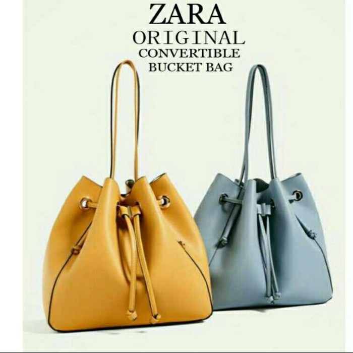 terbaru Tas ZARA Serut original/tas wanita branded murah/handbag import /KC