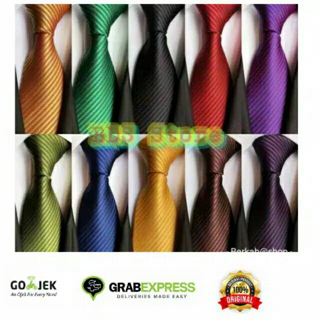 Dasi pria motif salur