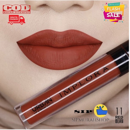 ✨SIP✨(COD) IMPLORA LIP VELVET MATTE LIP CREAM LIPCREAM Long Lasting Waterproof Original BPOM Lip Krim