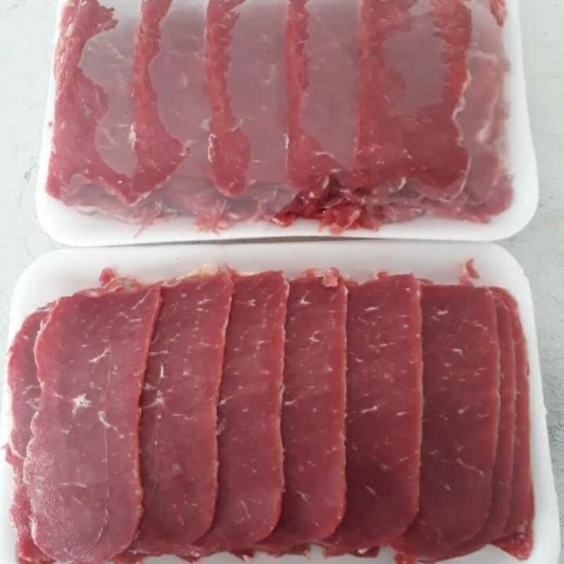 

sirloin bufflo slice 500gr