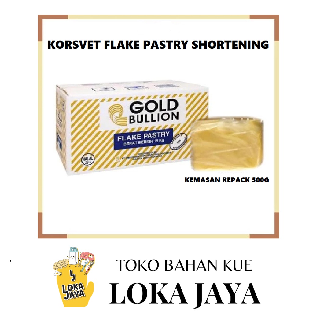 

KORSVET GOLD BULLION FLAKE PASTRY REPACK 500 GR
