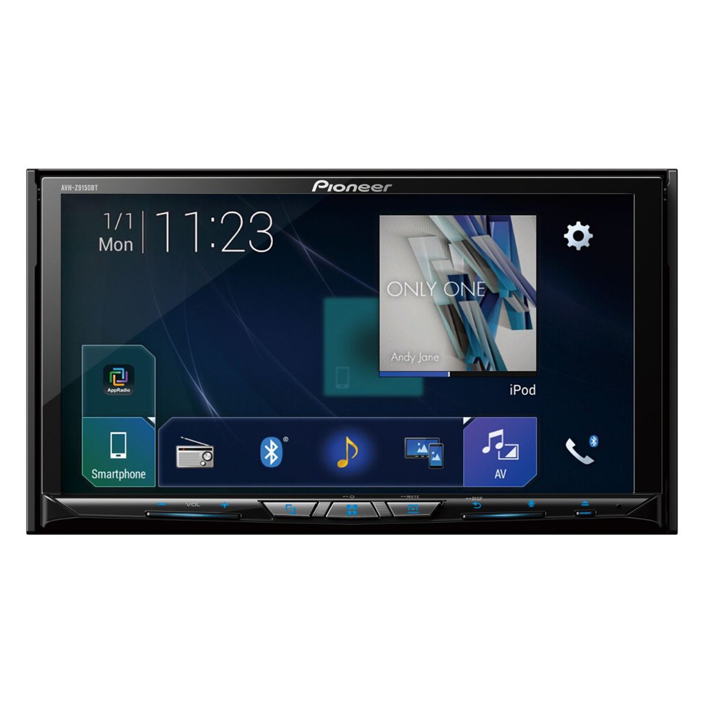 Pioneer AVH-Z9250BT Multimedia Receiver Double Din Head Unit Mobil