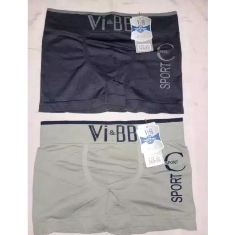 GROSIRR 12pc_ boxer import Vi&amp;BB / COWO KEREN SEAMLESS TANPA JAHITAN DEWASA SIZE M.L.XL / CD BOXER