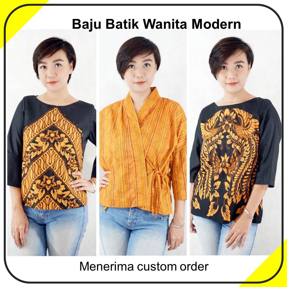 Blus Batik Modern Wanita JogjaCart