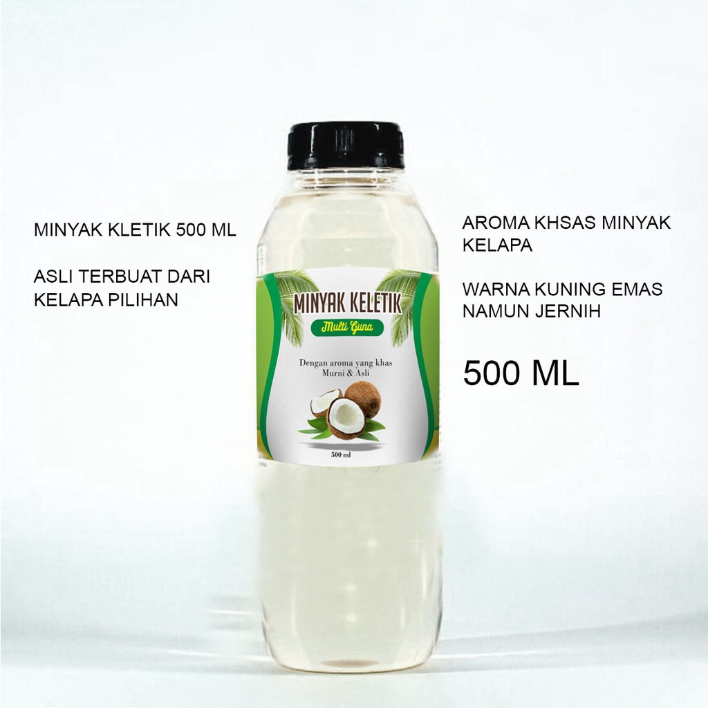 

Minyak Keletik Premium500 ml / Minyak Kelapa Asli Murni 100% - Kletik - Kelentik Lentik