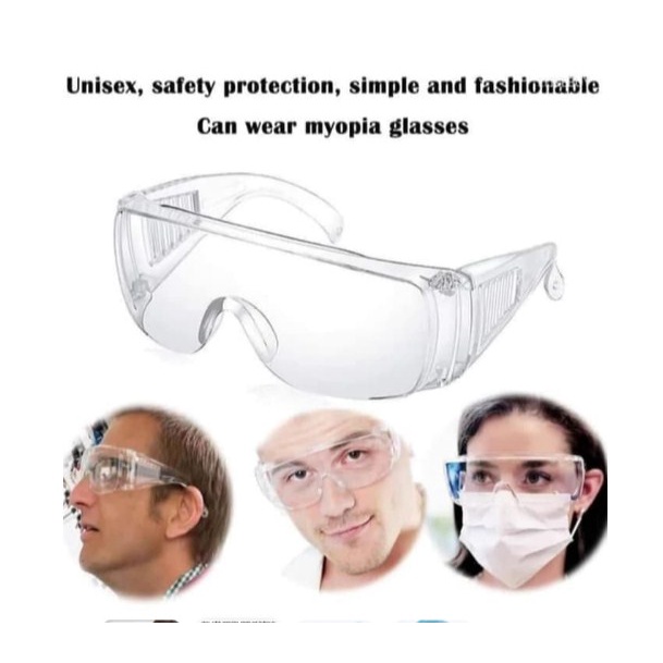 Kacamata Kerja Goggle Safety Glasses Kaca Mata Bening Pelindung  Proyek Work Gerinda Las