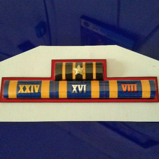 Nararia,24,16,8 Cembung. Pita Jasa.  Pita Jasa Polri.  Pita Tanda Jasa.  Pita Tanda Jasa Polri.