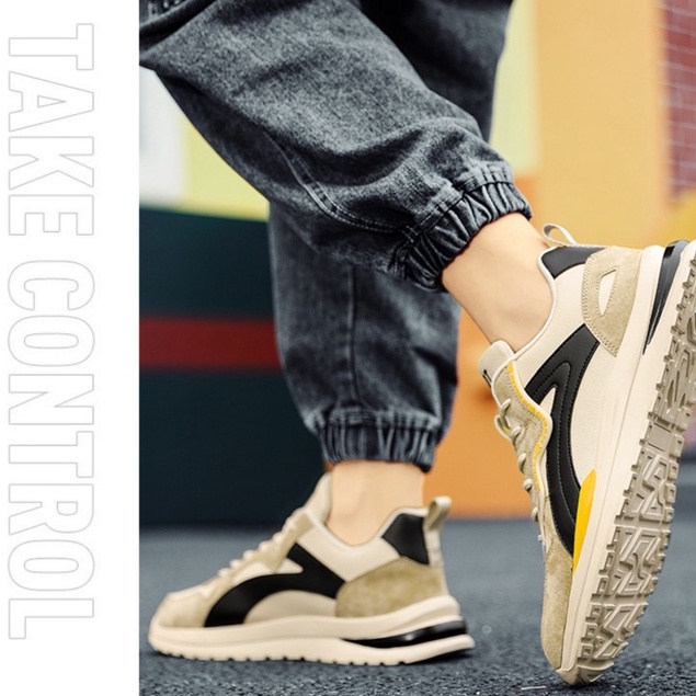 Sepatu Sneakers Running Pria VECCINO Sneakers Sport Retro Casual Pria Import Terbaru