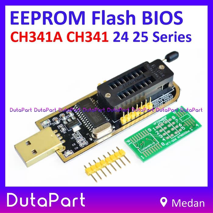 CH341A CH341 24 25 Series EEPROM Flash BIOS USB Programmer 24xx 25xx