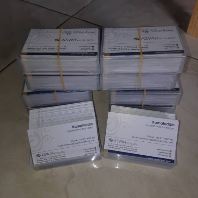

Cetak Kartu Nama Art Carton 260gsm 1 Sisi
