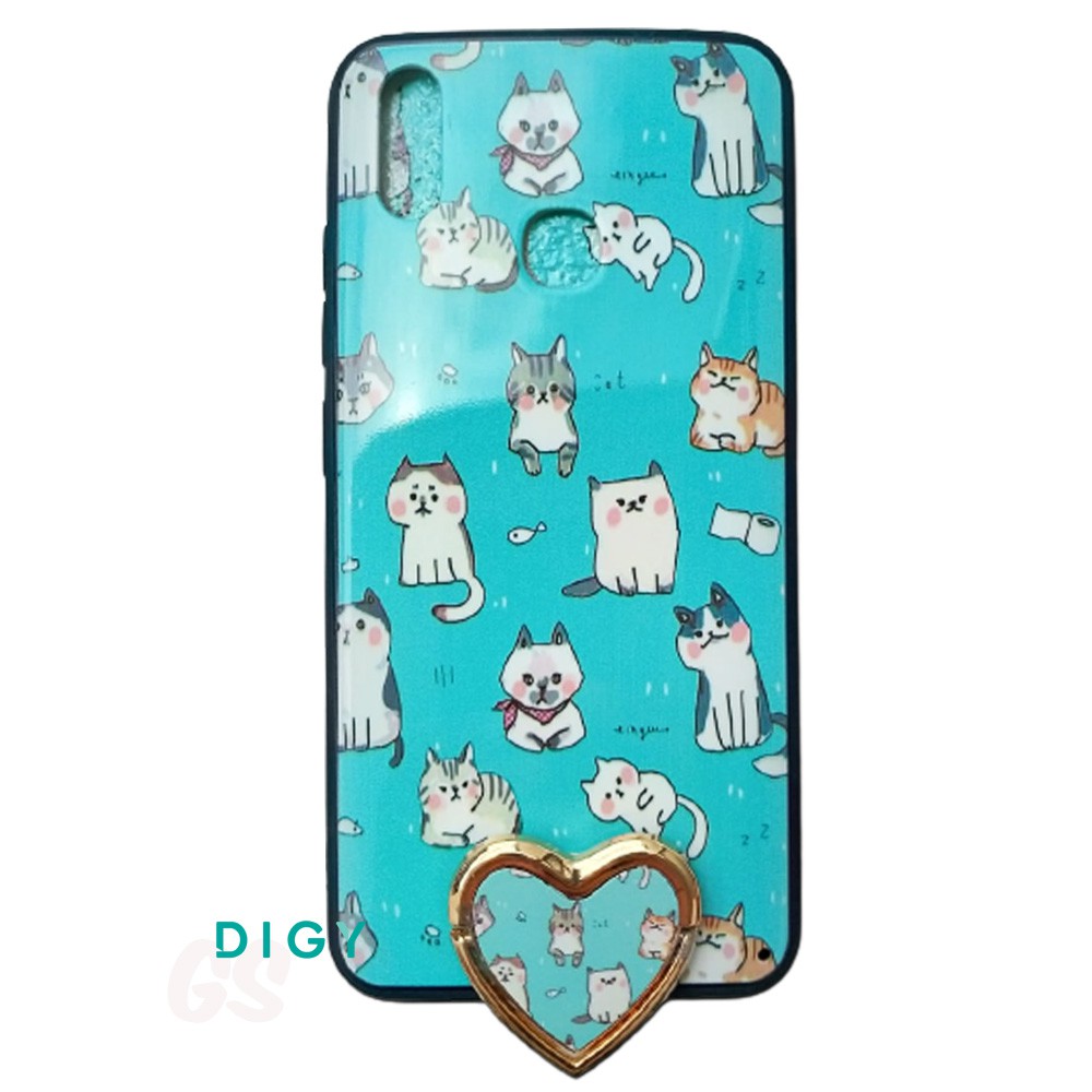 Casing hp import VIVO Y95  Case hp  Fuze Ring Love korea style