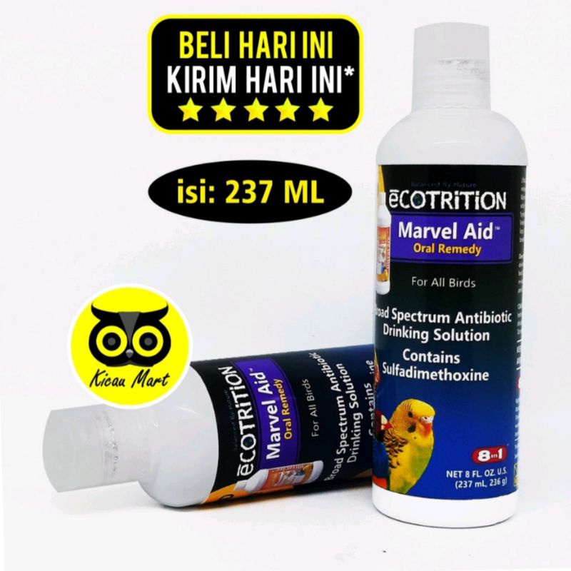 Marvel aid oral remedy antibiotik ecotrition obat burung sakit lemes