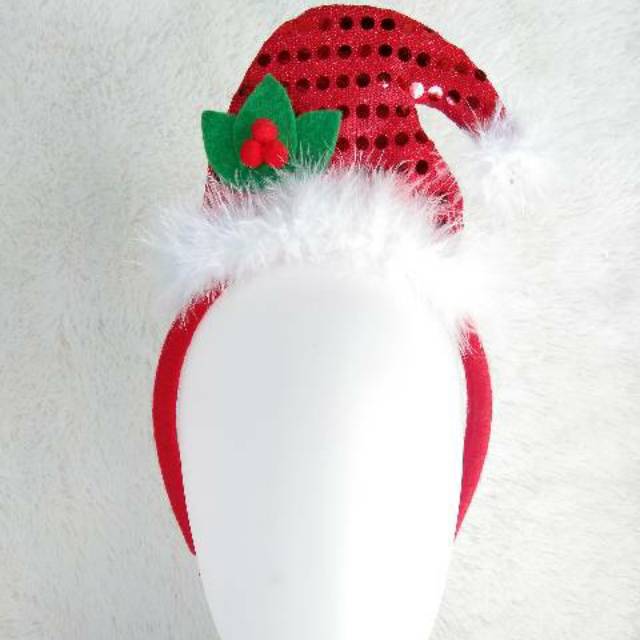 Bando Natal Dewasa Desain Topi Natal Merah Bando Topi Santa Bando Santa