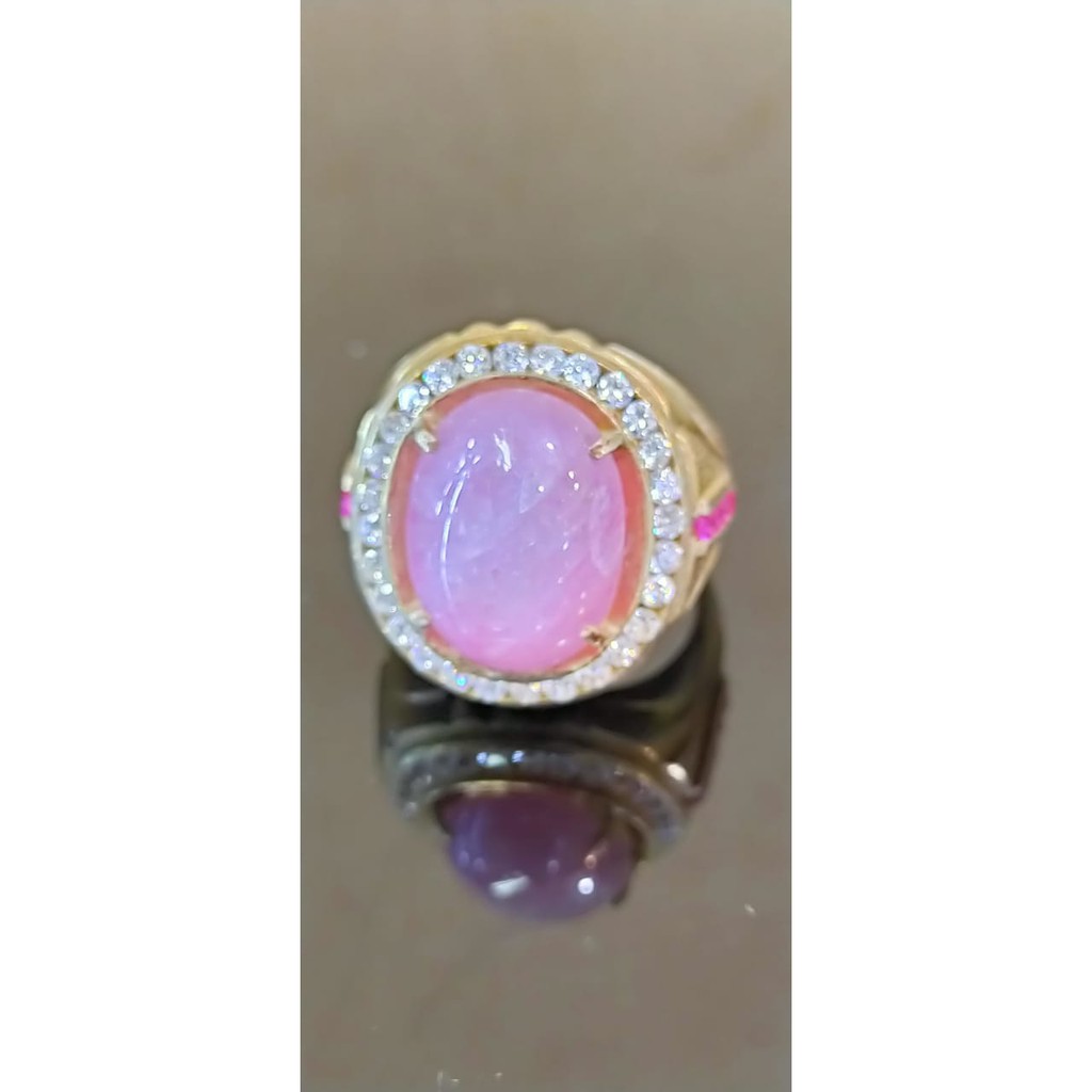 Batu Natural Pink Ruby (Corondum)